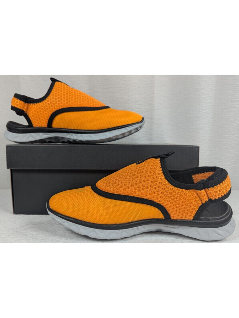 Bass Outdoor - Hex Mesh Slingback Sneakers - Flame Orange - Size: 6 - NO BOX